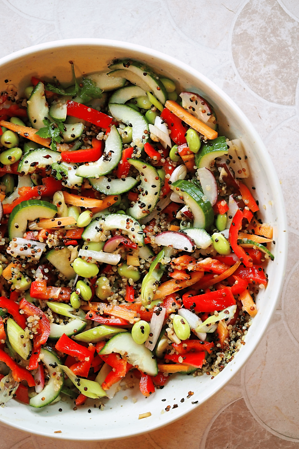Rainbow Edamame & Quinoa&nbsp;Salad