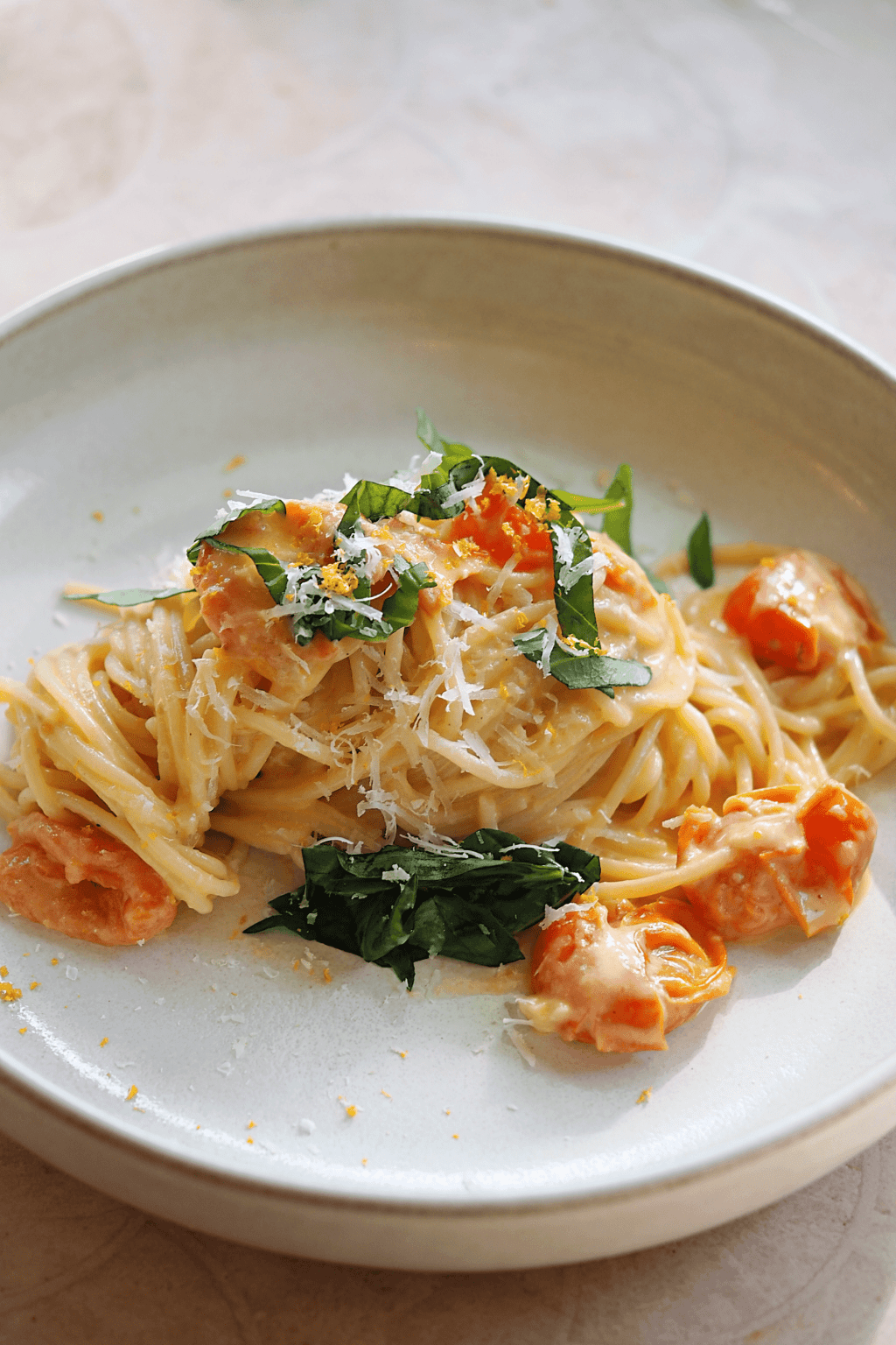 Creamy Tomato & Mascarpone&nbsp;Spaghettini