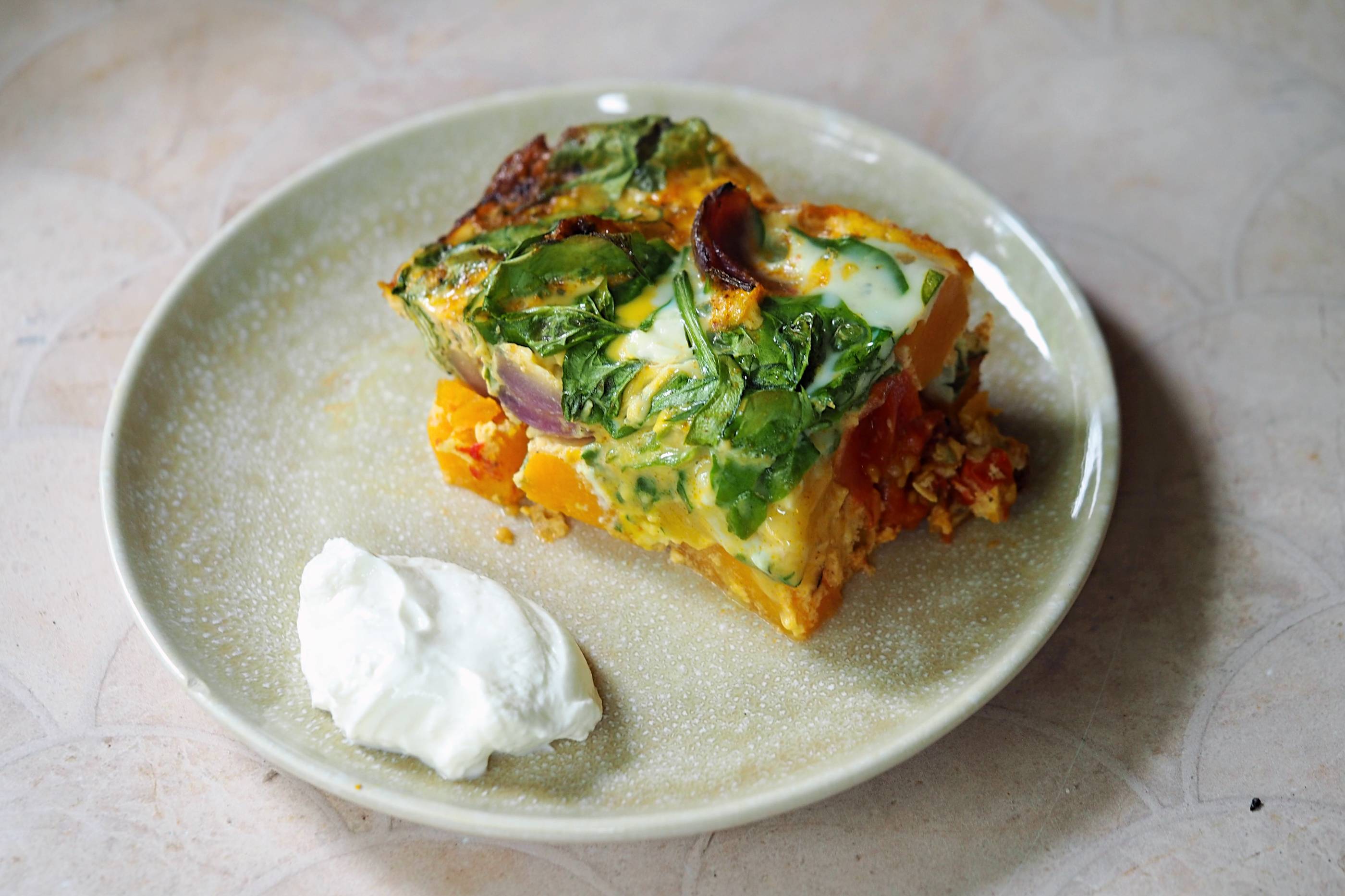 Meal Prep Mediterranean Vegetable Frittata – But First, Food