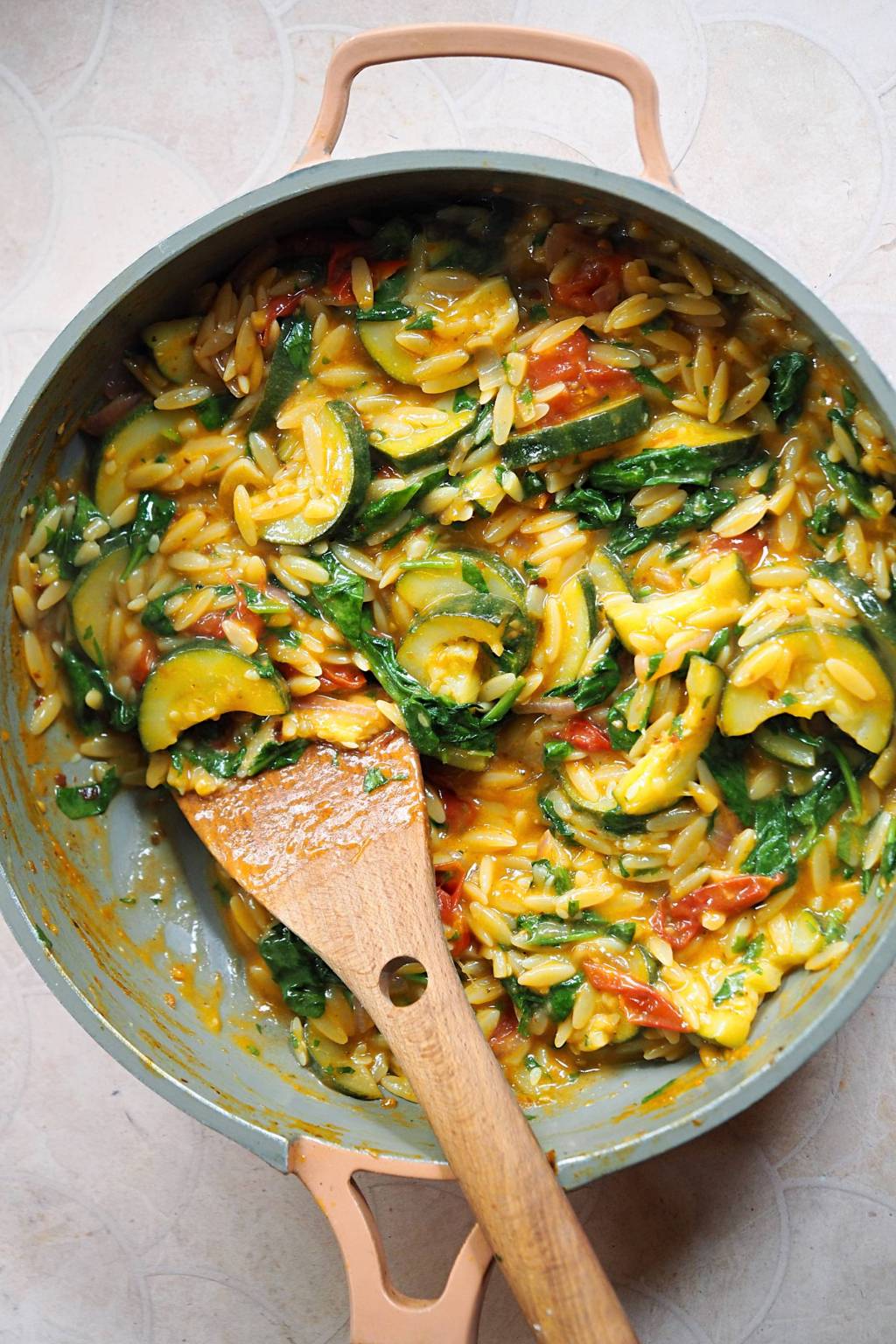 Summer Orzo with Tomatoes and&nbsp;Courgette
