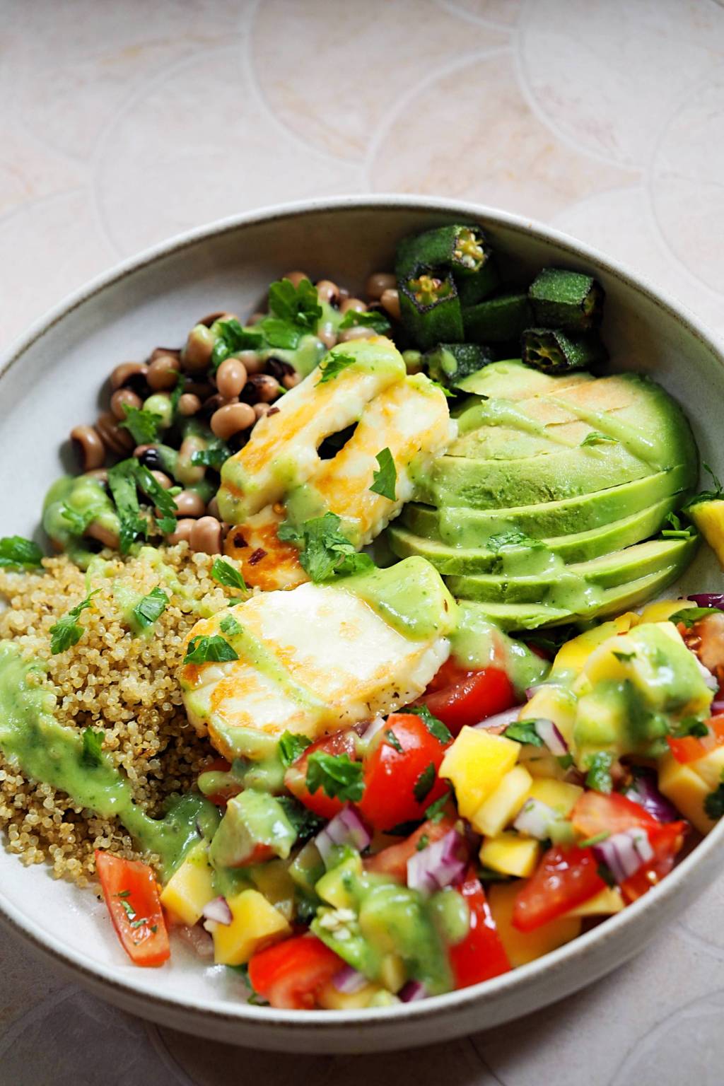 Halloumi & Mango Salsa&nbsp;Bowl