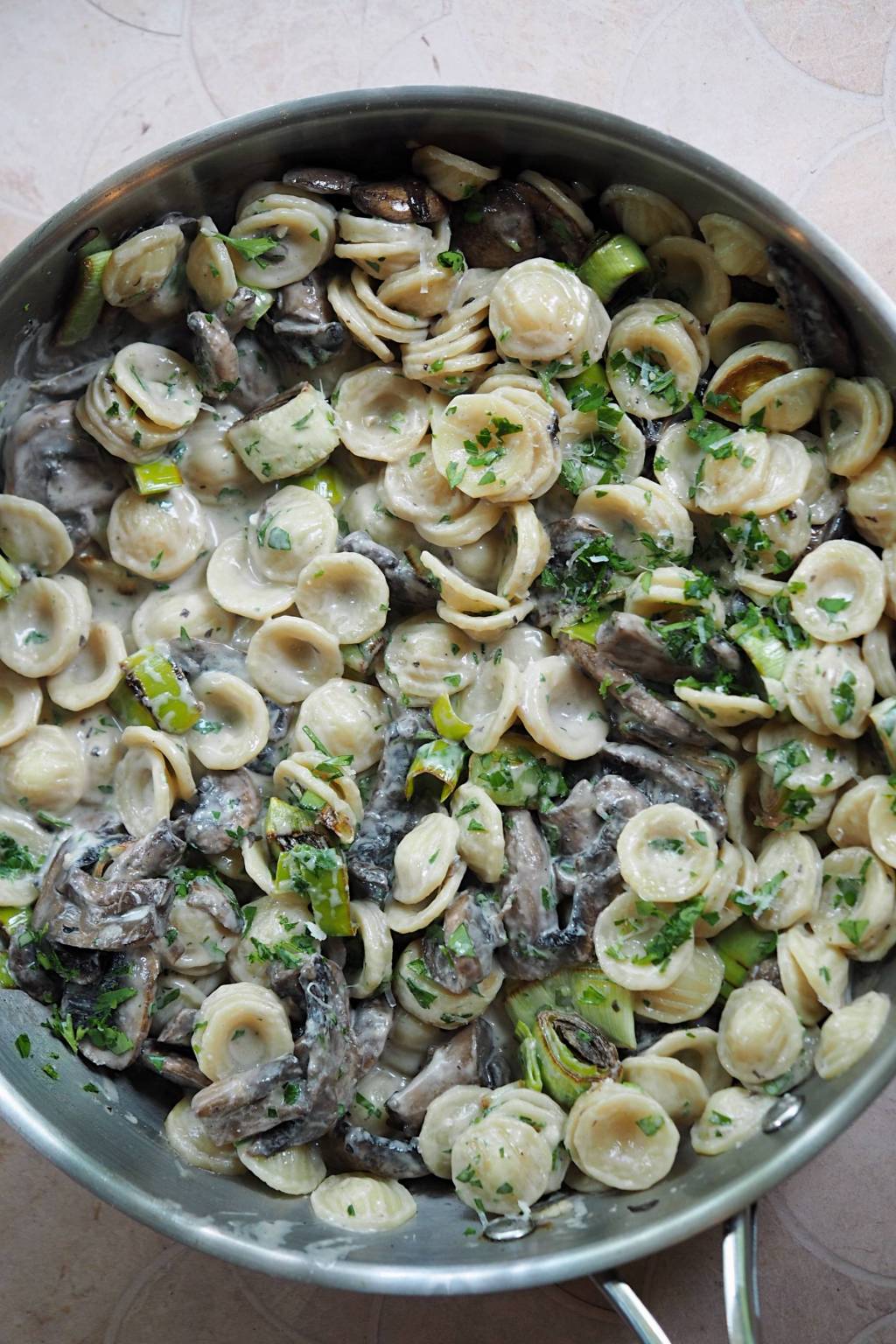 Leek & Mushroom&nbsp;Orecchiette