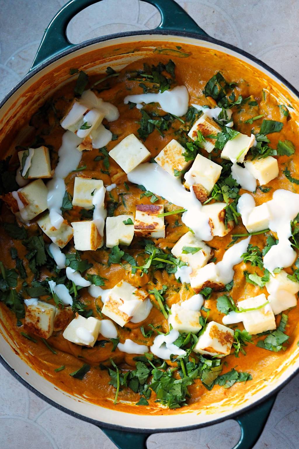 Creamy Paneer, Cashew and Spinach Curry (Paneer Makhani / Butter&nbsp;Paneer)