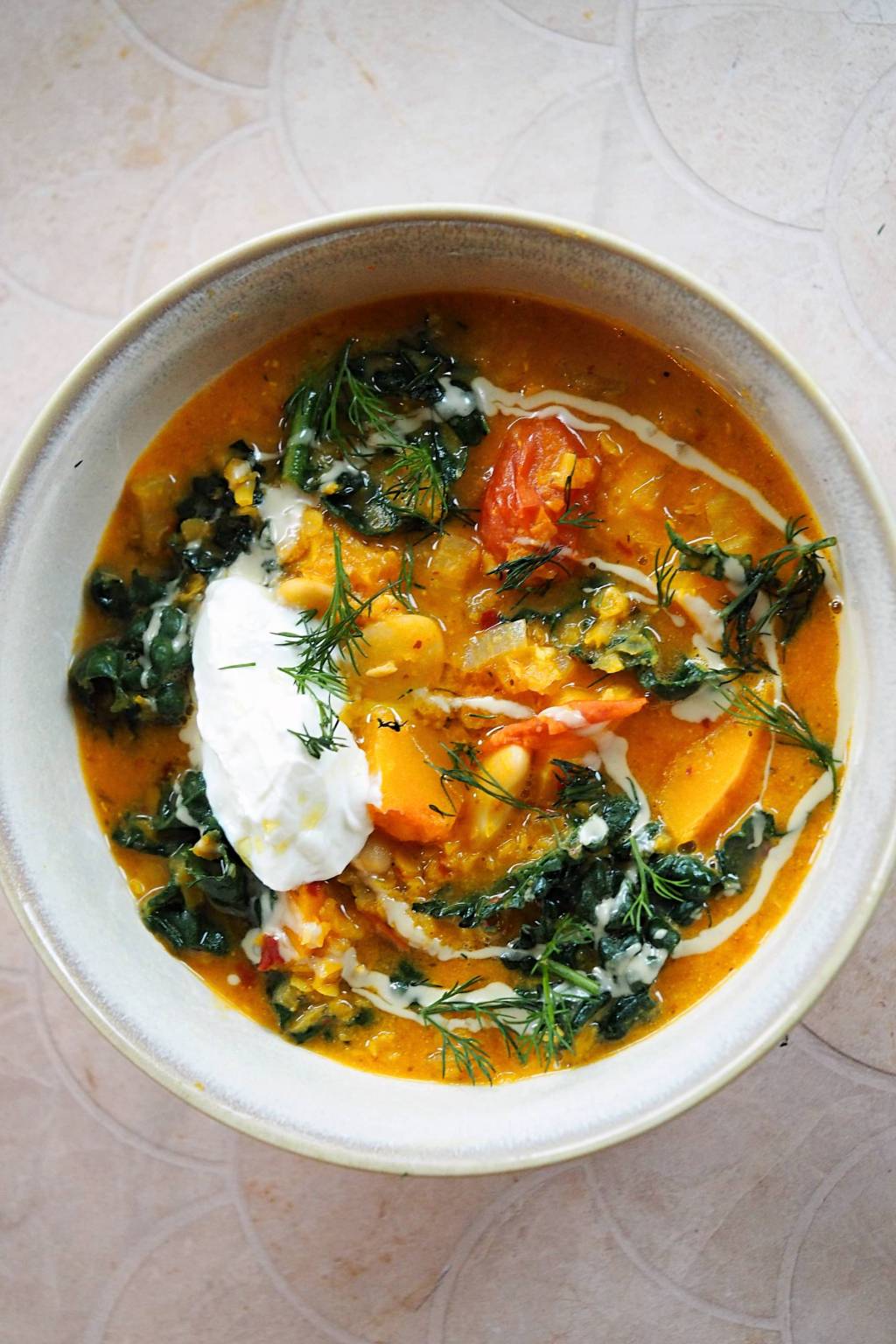 Lentil, Kale, Bean & Squash&nbsp;Stew