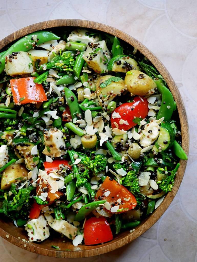 Halloumi, Lentil & Greens&nbsp;Salad