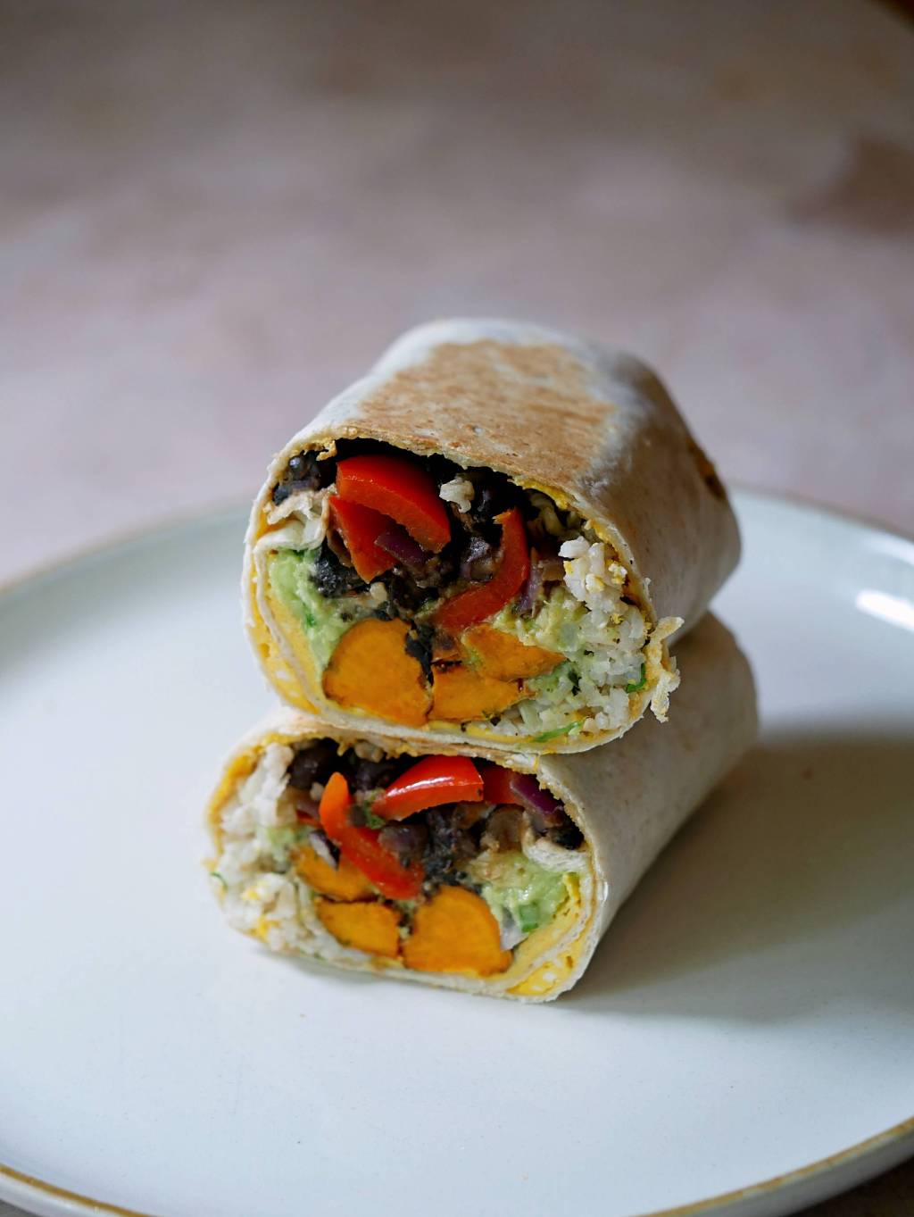 Veggie Breakfast Burritos