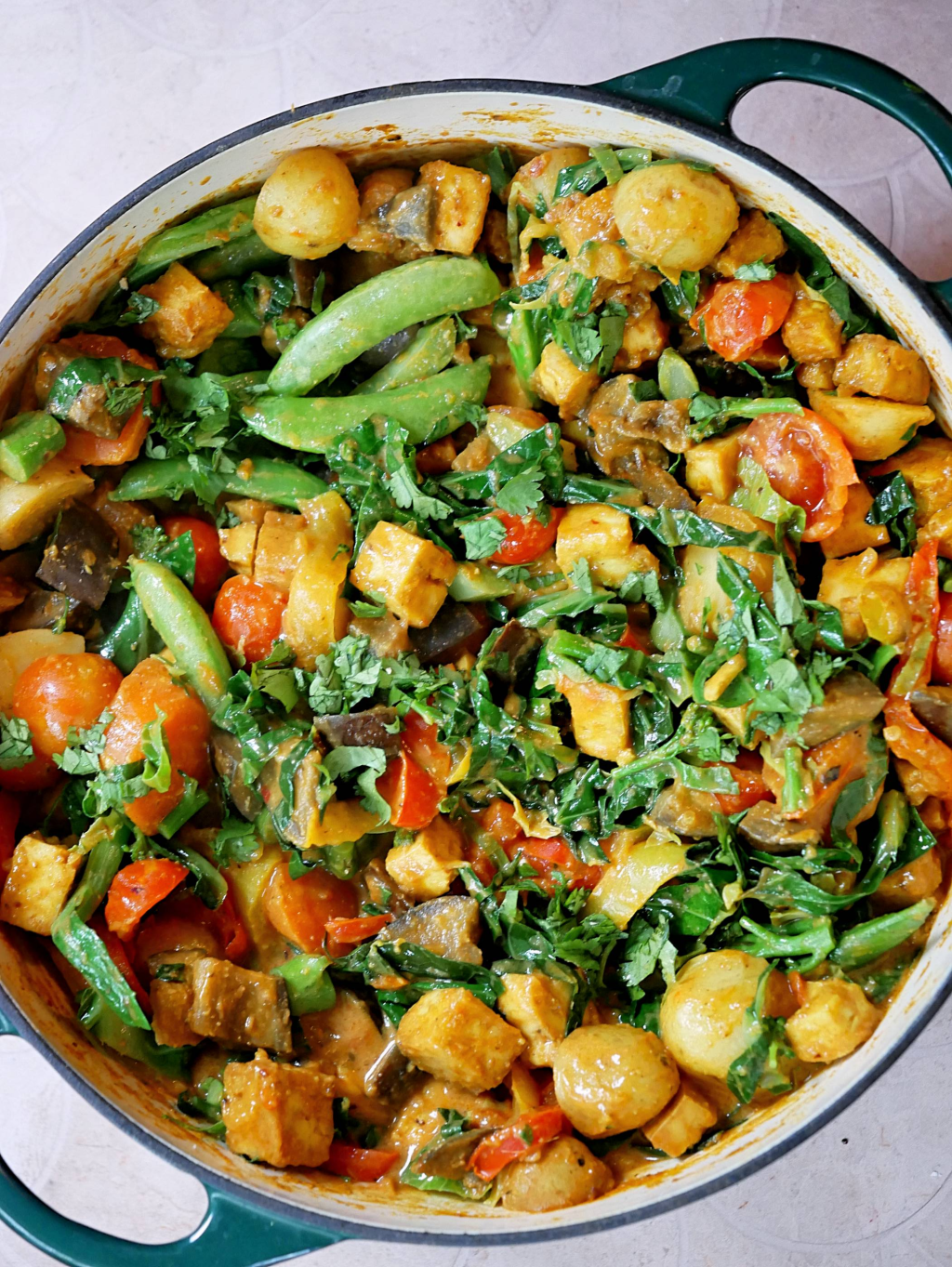 Rainbow Tofu Curry | High-Fibre,&nbsp;Low-FODMAP